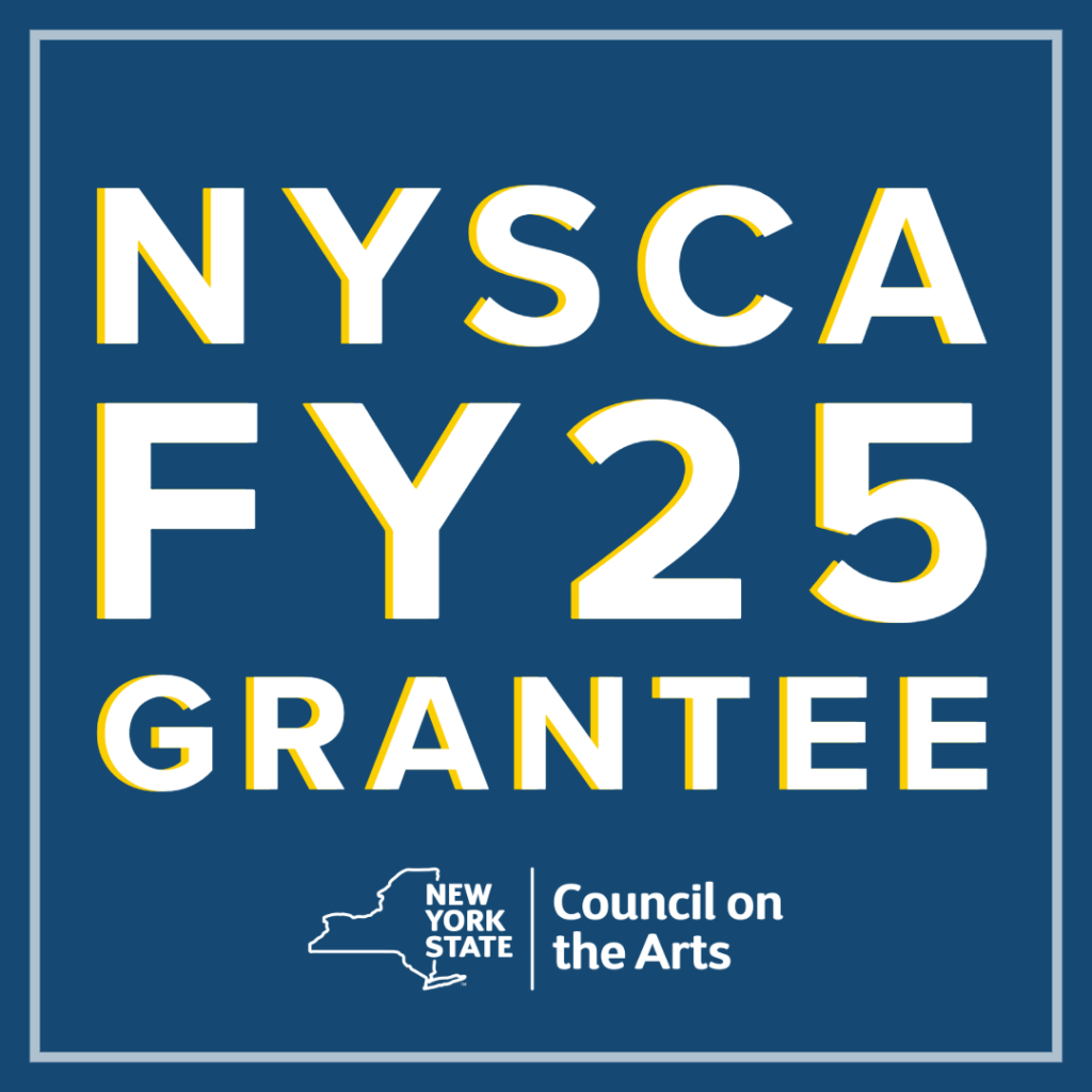 NYSCA FY grantee sticker